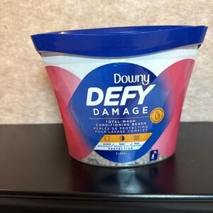 Downy Defy Damage Total Wash Conditioning Beads Floral Scent 18.10 Oz  Sealed G
